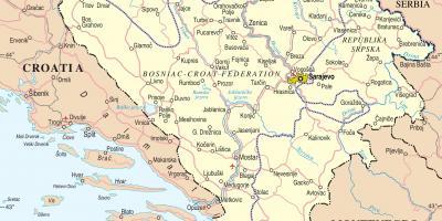 नक्शा बोस्निया के